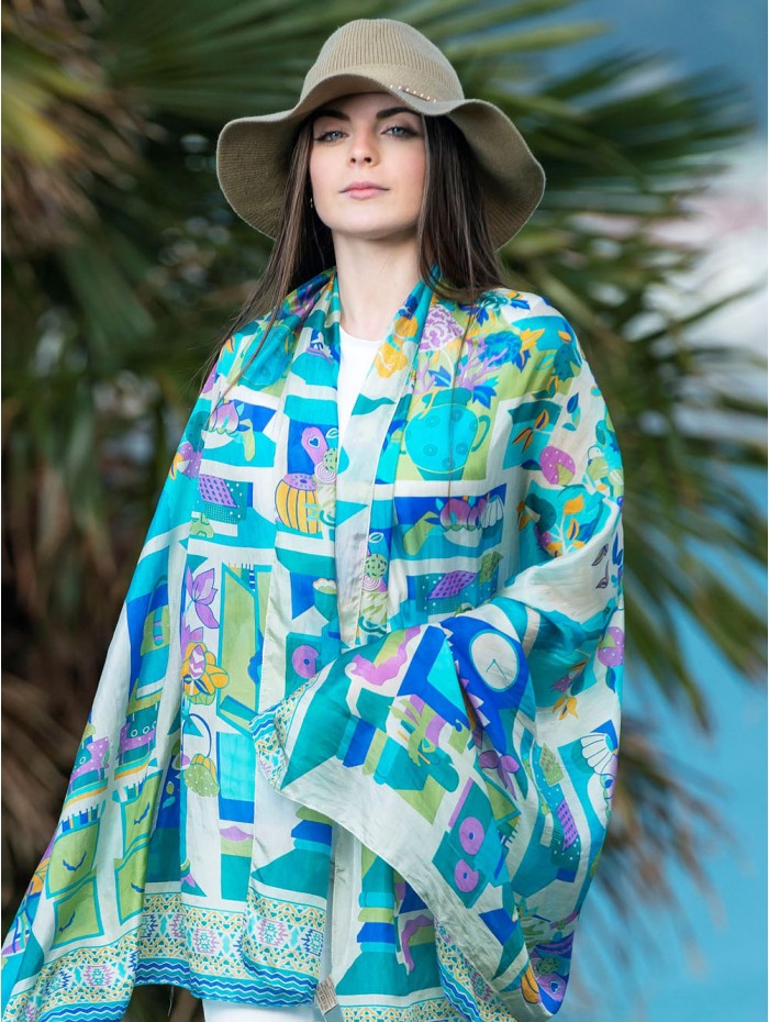 Foulard en soie ASK187C