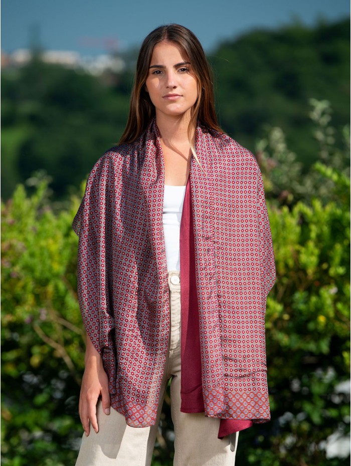 Fular de seda doble ASK78CDA