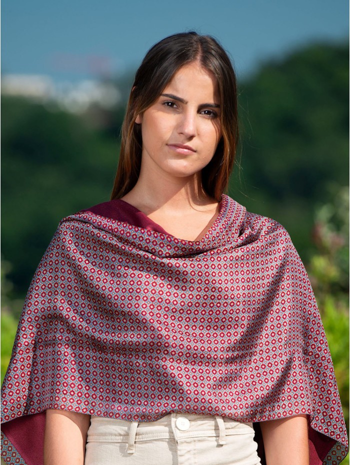 Fular de seda doble ASK78CDA