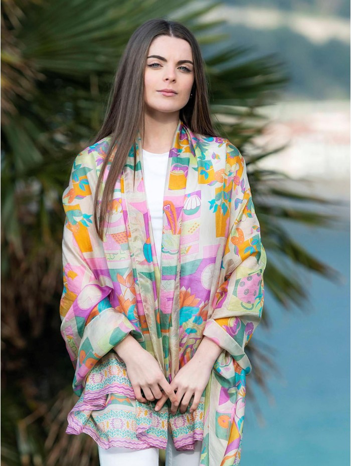 Foulard en soie ASK187C