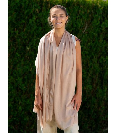Plain modal scarf AMDBEIGED