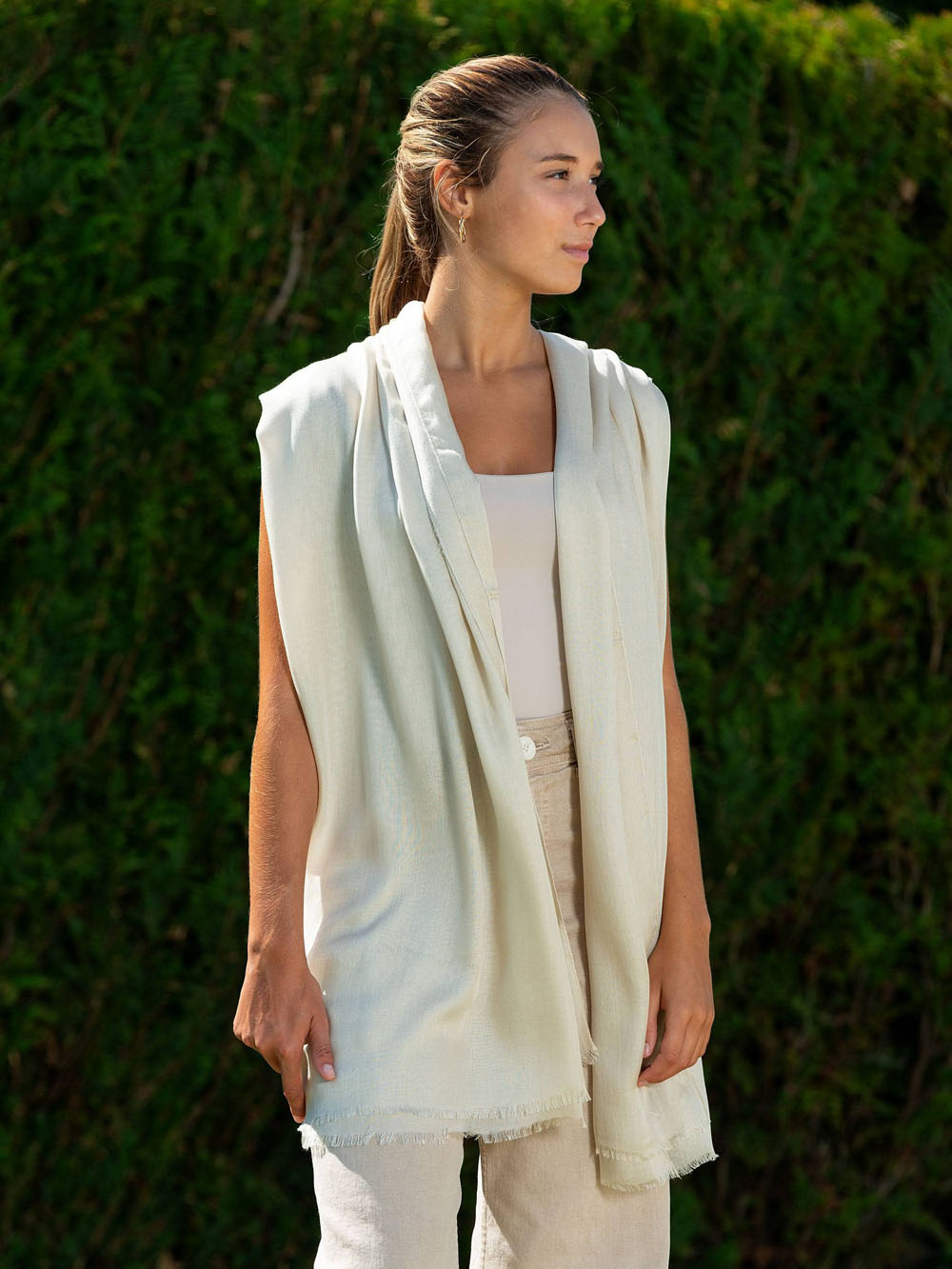 Foulard uni modal AMDBEIGEL