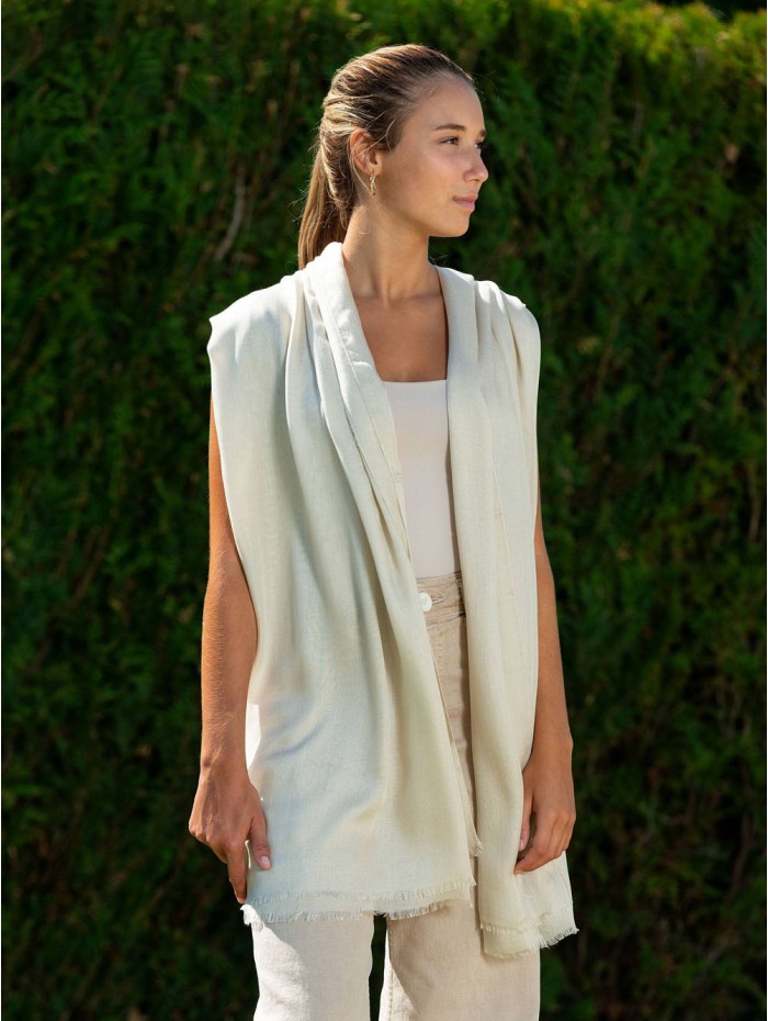Plain modal scarf AMDBEIGEL