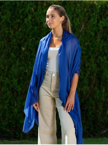 Plain modal scarf AMDBNAVY