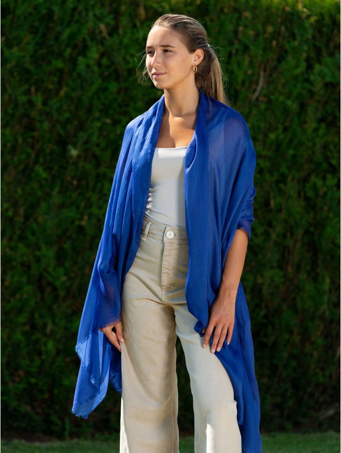 Modal plain shawl AMDBNAVY