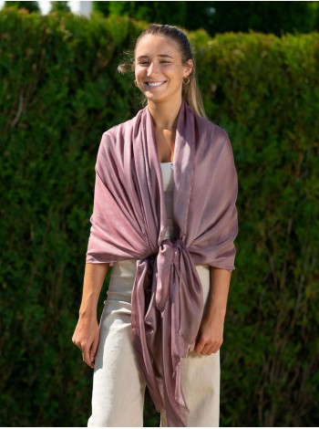 Plain modal scarf AMDBROWN