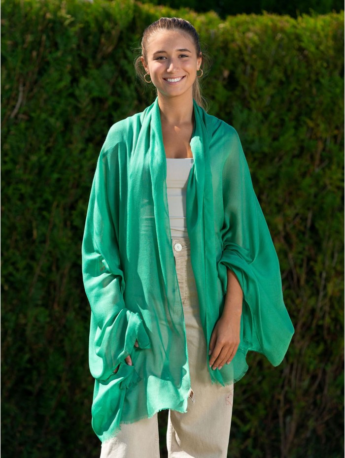 Plain modal scarf AMDGREENM