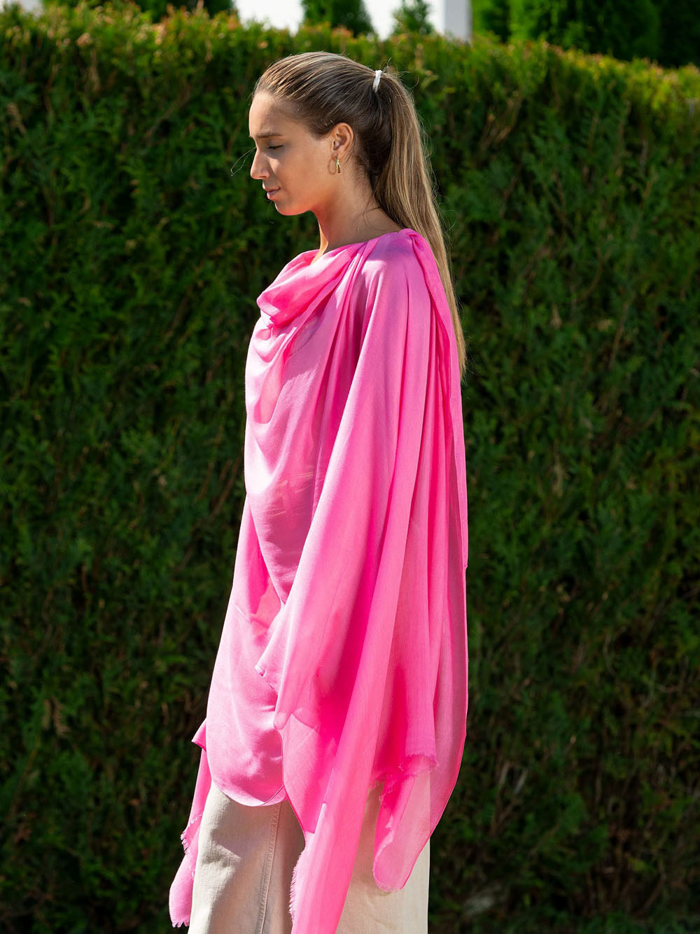 Plain modal scarf AMDROSEGIN