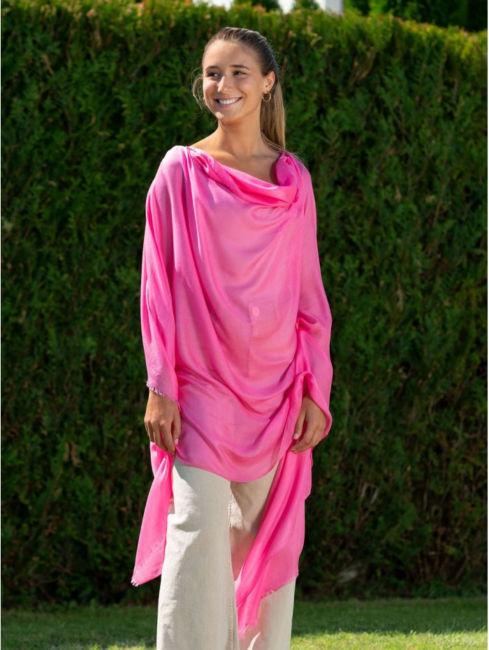 Modal plain shawl AMDROSEGIN