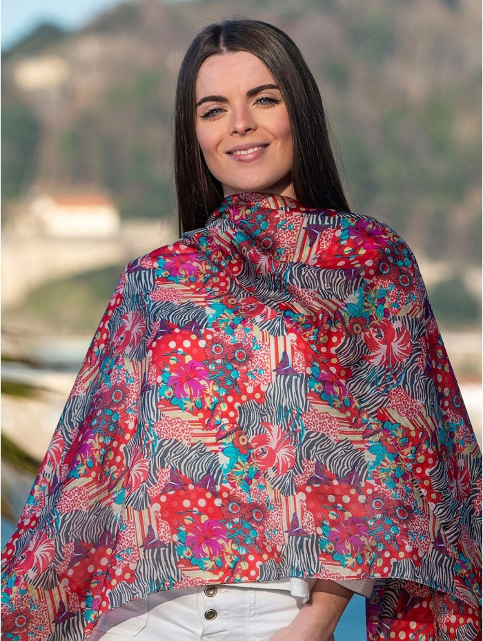 Foulard en soie ASK189C