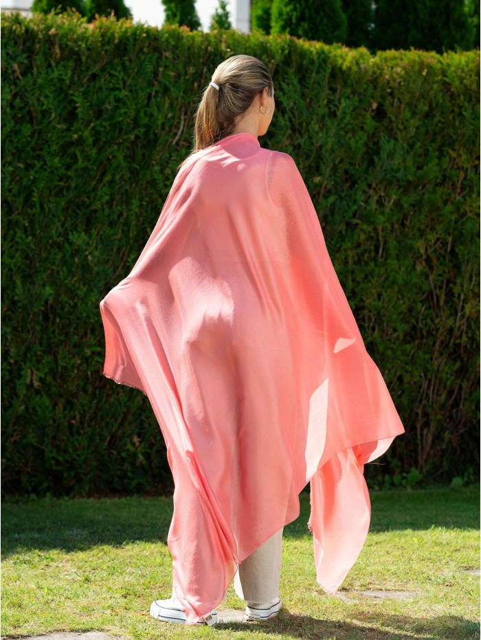 Plain modal scarf AMDSALMON