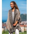 Écharpe en laine et soie ASW27F