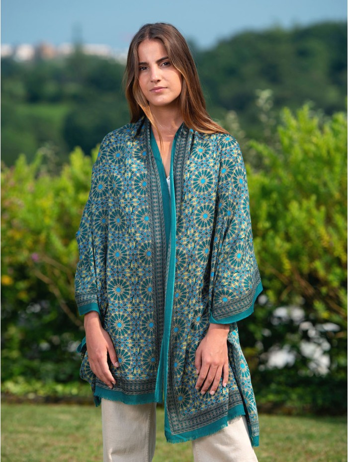 Wool and silk scarf ASW28F