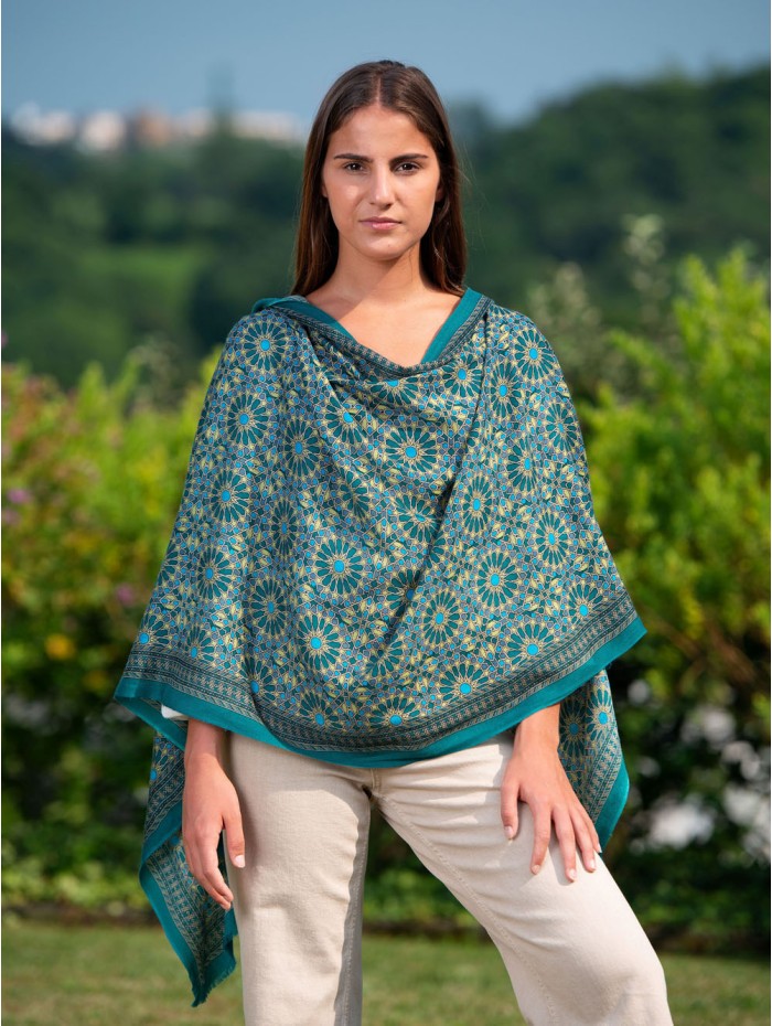 Wool and silk scarf ASW28F