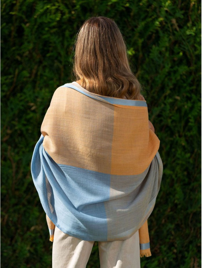 Wool and silk scarf ASW32F