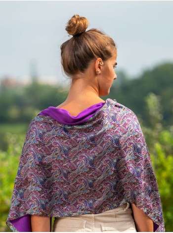 Foulard double en soie ASK81CD