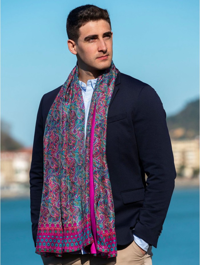 Double silk foulard ASK81CD