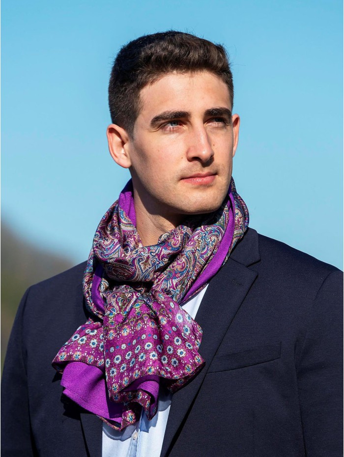 Double silk foulard ASK81CD