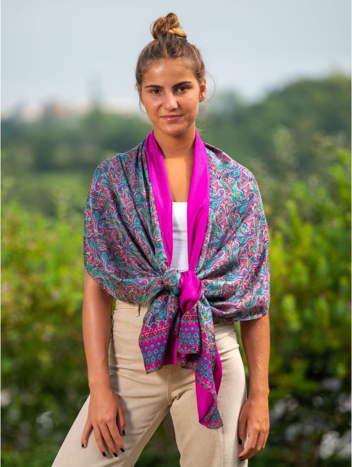 Double silk foulard ASK81CD