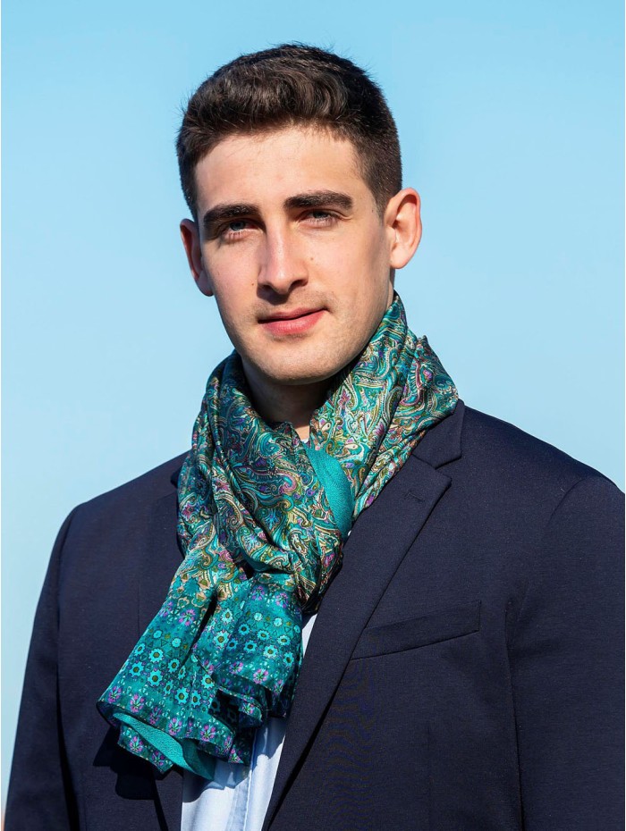 Double silk foulard ASK81CD