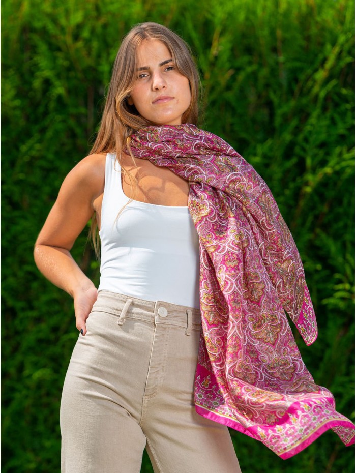 Foulard en soie ATU343C