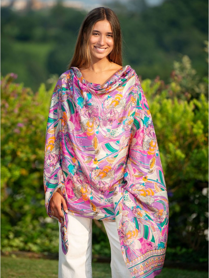 Foulard en soie ASK184C