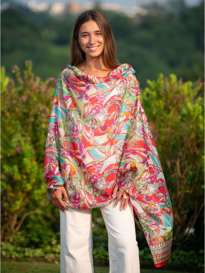 Foulard en soie ASK184C