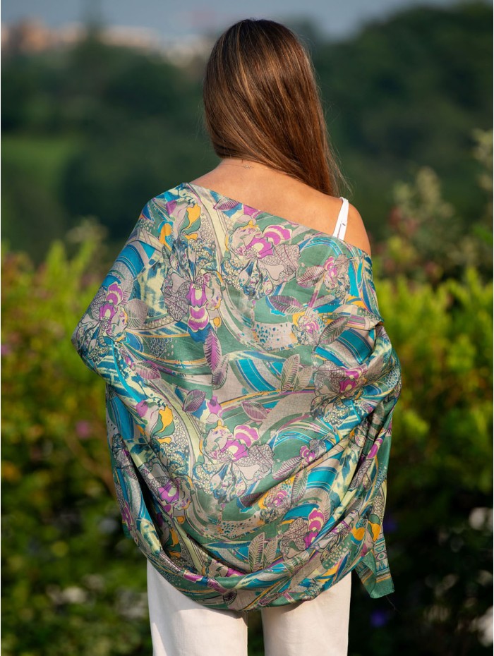 Foulard en soie ASK184C