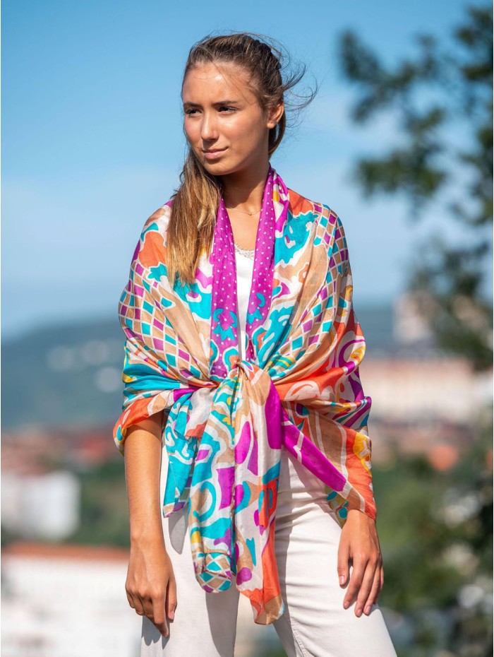 Foulard en soie ASK231C