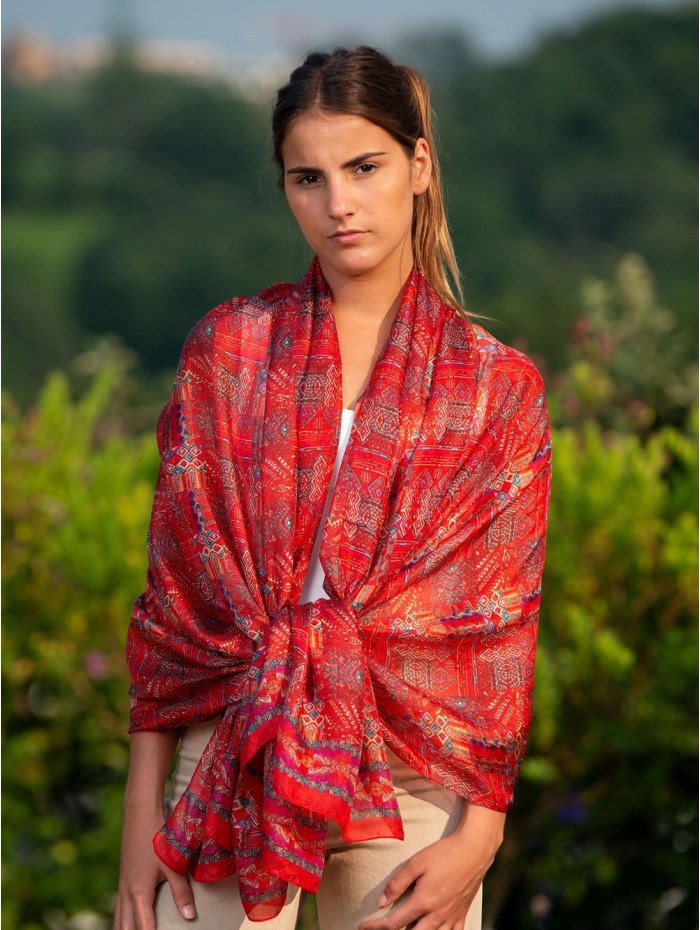 Foulard en soie ASK234C