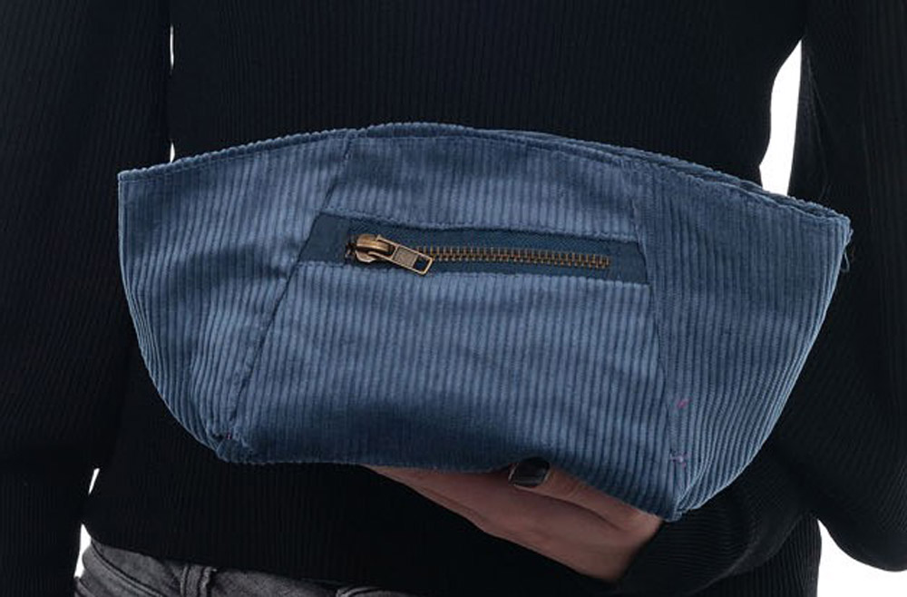 Trousse de toilette en velours côtelé ATU103N4