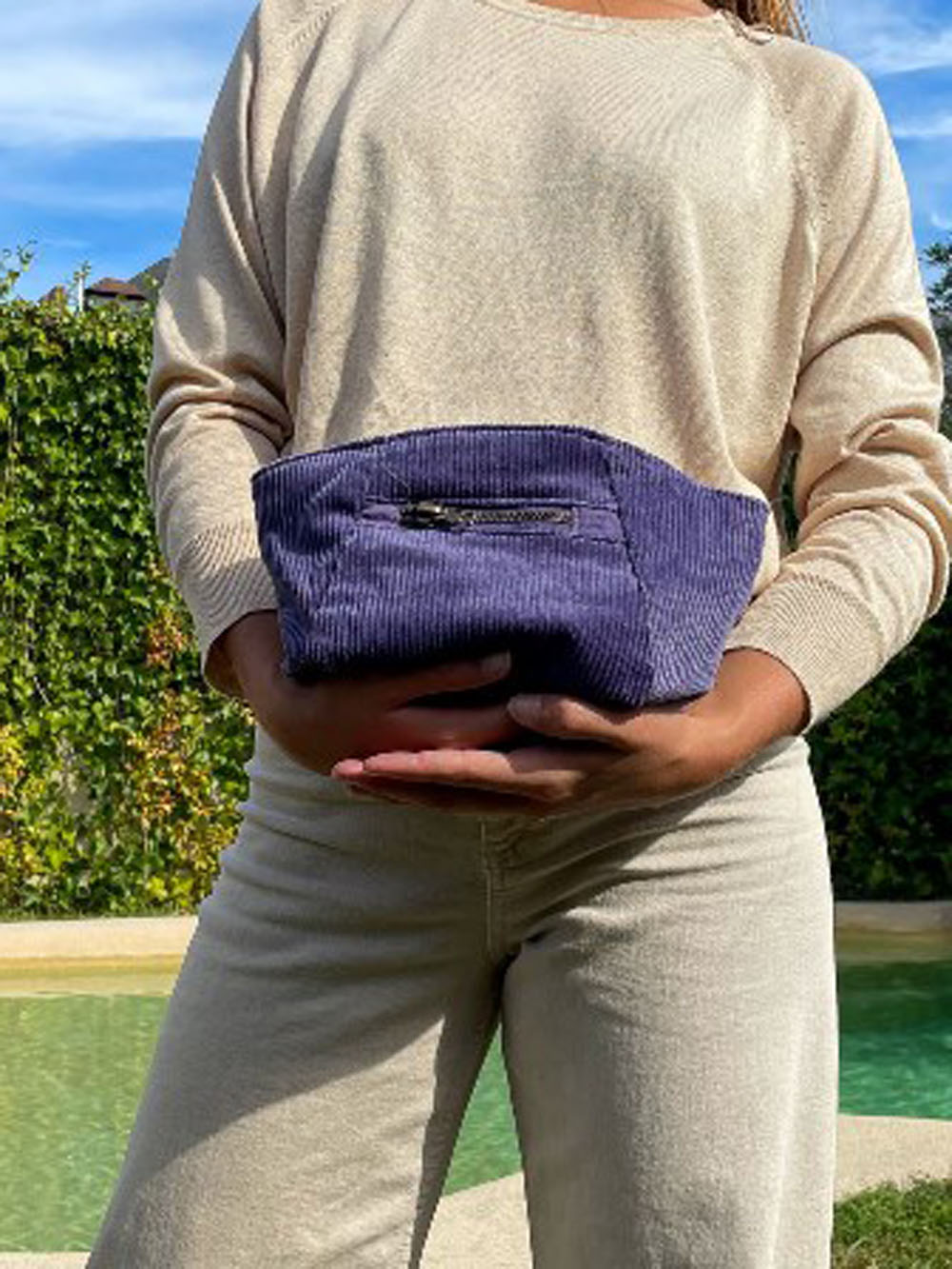 Corduroy handbag ATU103N4