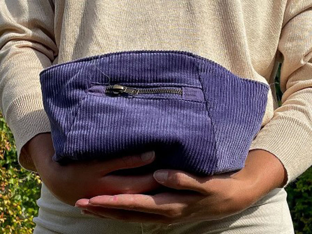 Trousse de toilette en velours côtelé ATU103N4