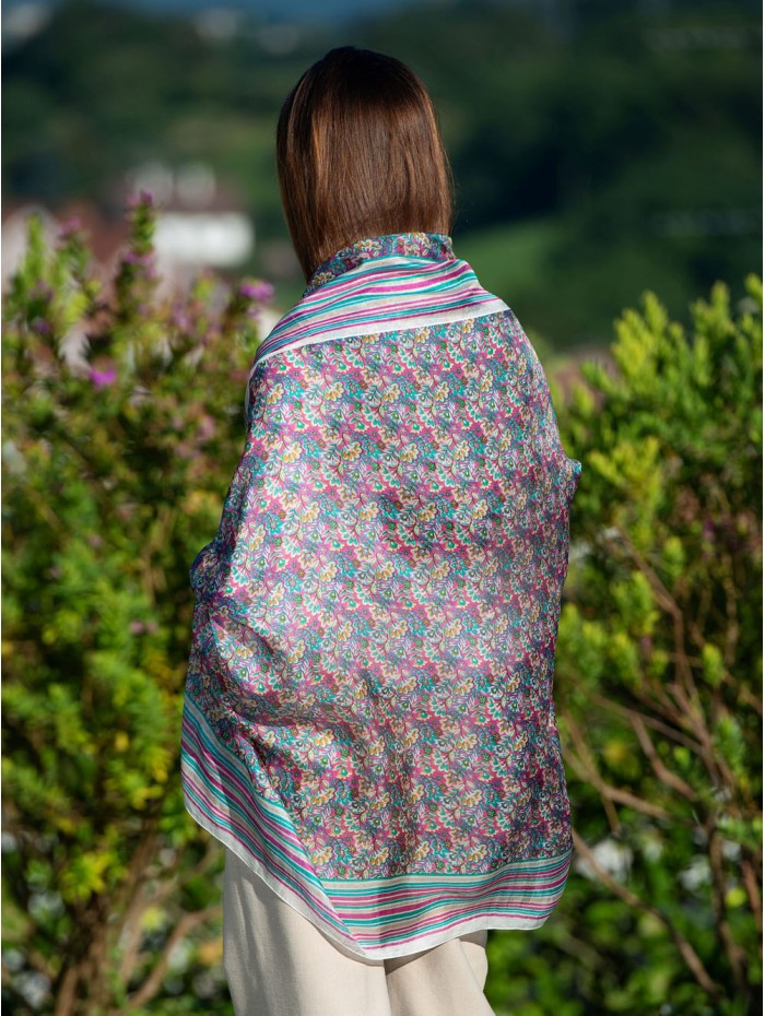 Silk foulard ATU387C