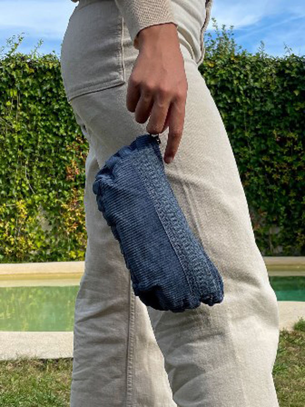 Trousse de toilette en velours côtelé ATU103N6