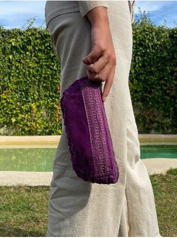 Trousse de toilette en velours côtelé ATU103N6