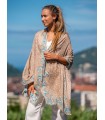 Écharpe en laine et soie ASW36F