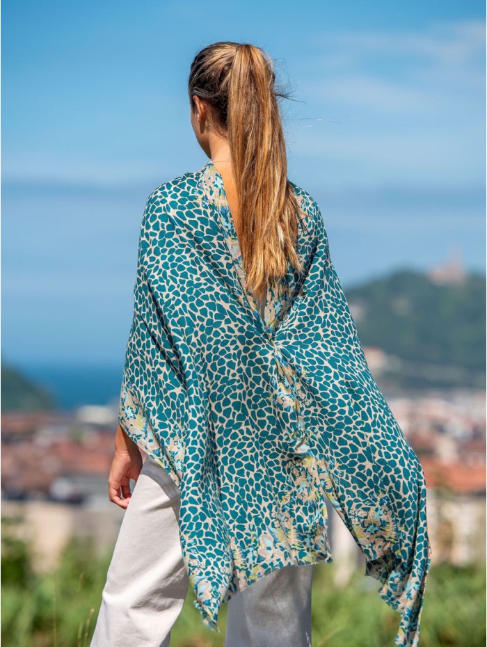 Wool and silk scarf ASW36F