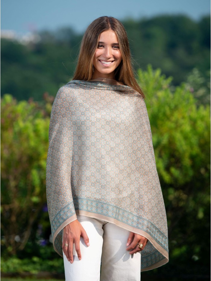 Wool and silk scarf ASW29F