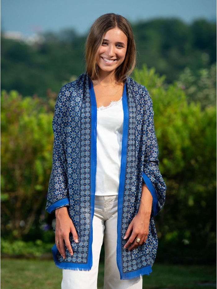 Wool and silk scarf ASW29F