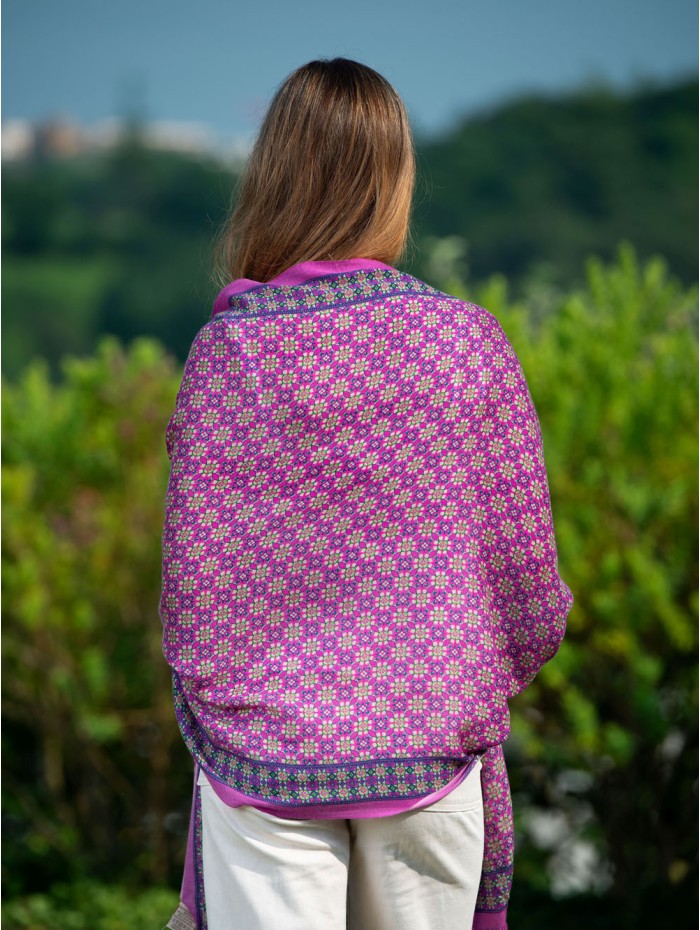 Wool and silk scarf ASW29F