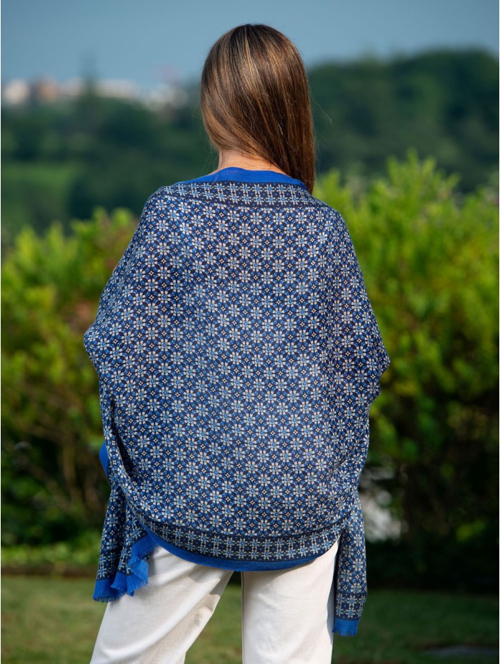 Wool and silk scarf ASW29F