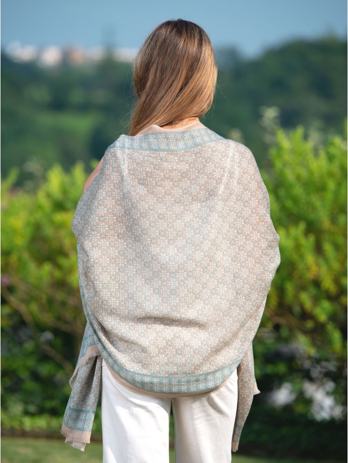 Wool and silk scarf ASW29F