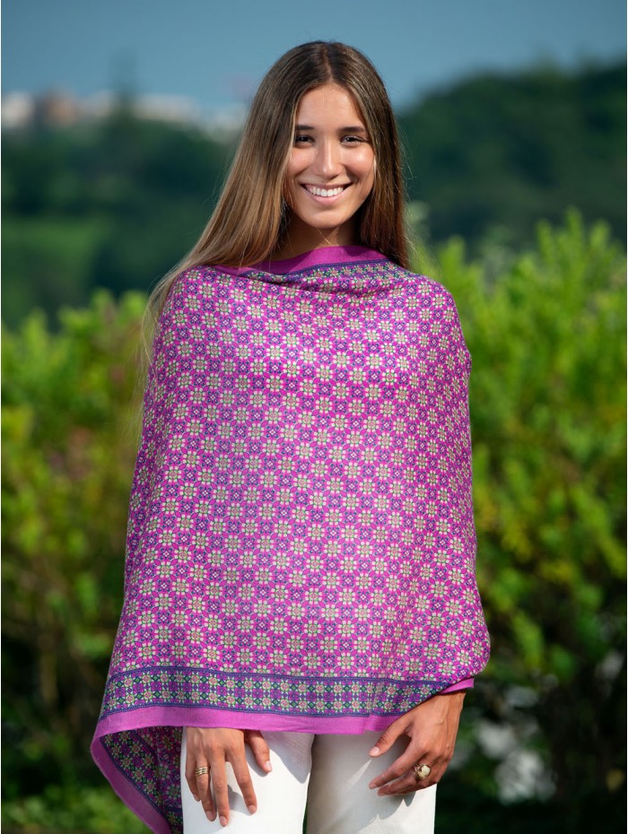 Wool and silk scarf ASW29F