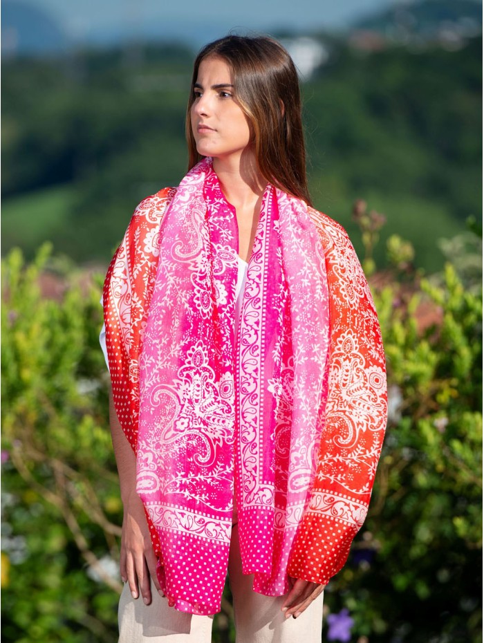 Silk foulard ATU383C