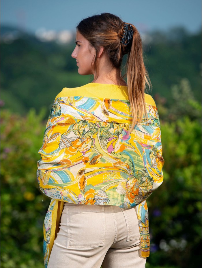 Foulard double en soie ASK184CD