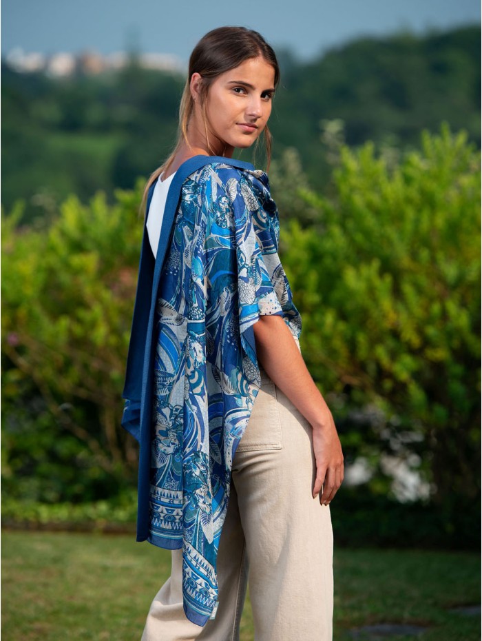 Foulard double en soie ASK184CD