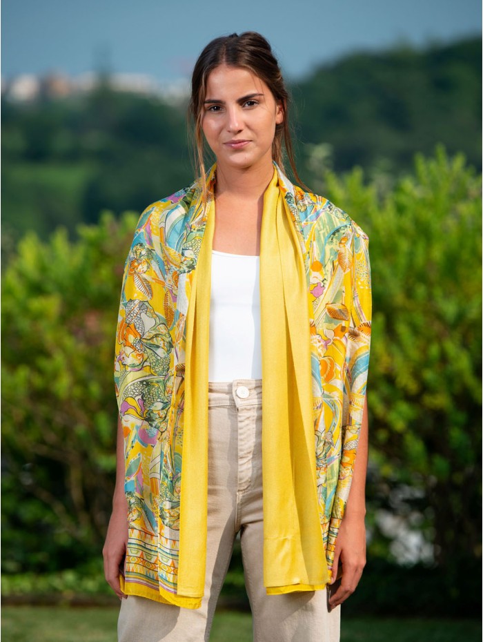 Foulard double en soie ASK184CD
