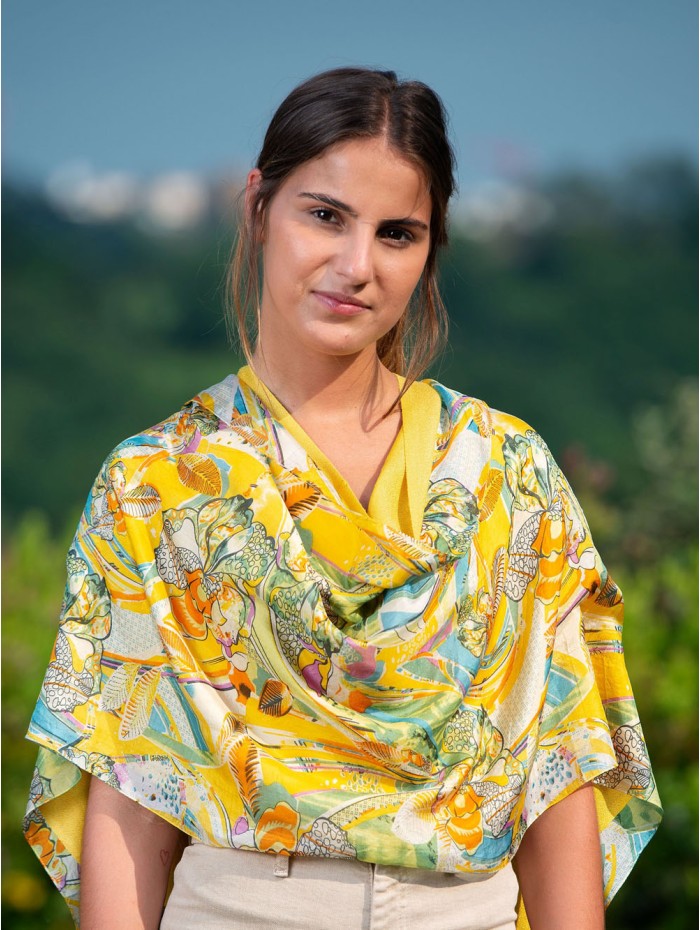 Double silk foulard ASK184CD