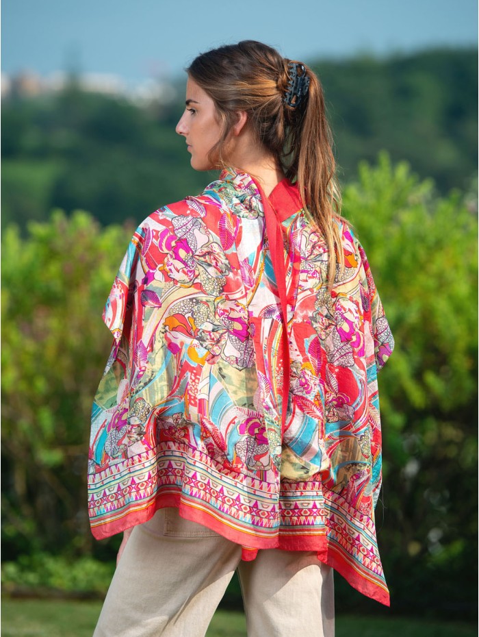 Foulard double en soie ASK184CD